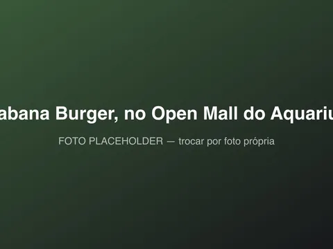 Cabana Burger, em São José dos Campos