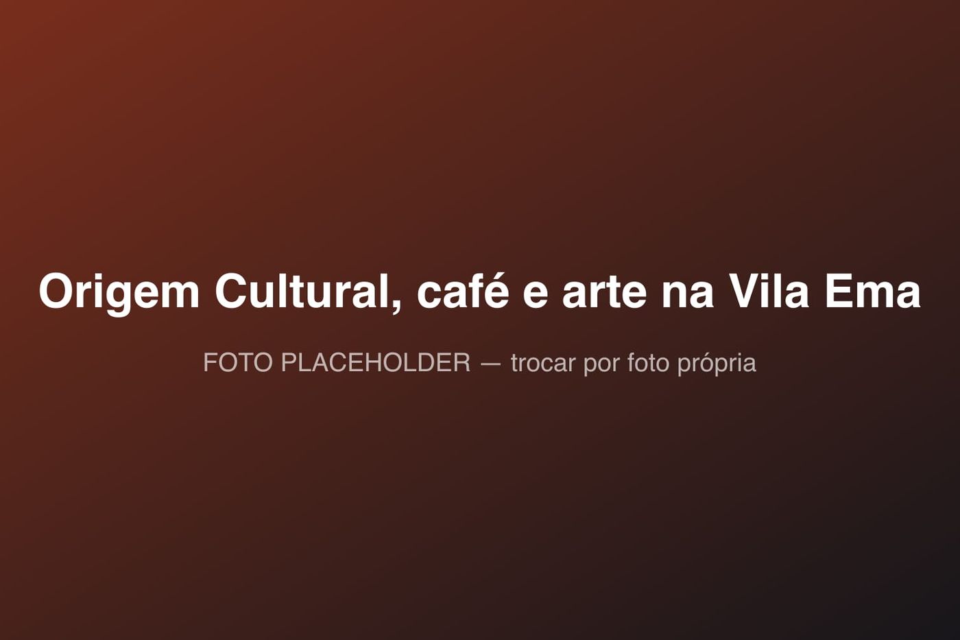Origem Cultural, em São José dos Campos