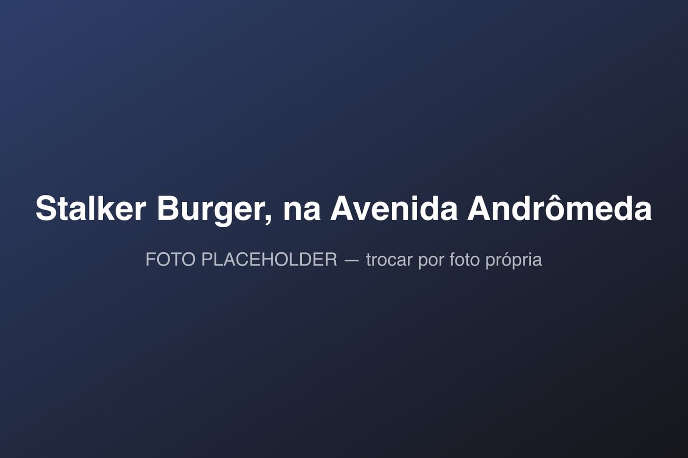 Stalker Burger, em São José dos Campos